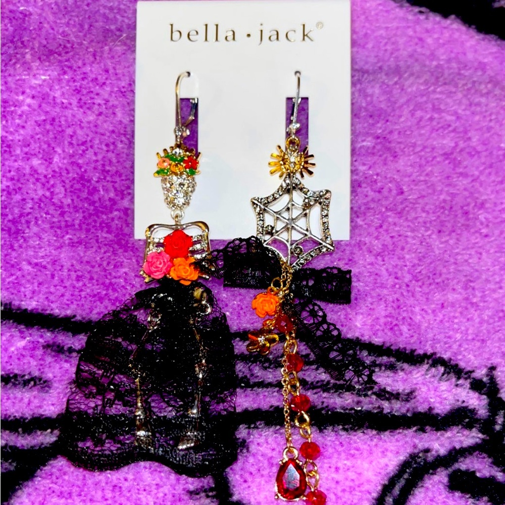 Mismatched Skeleton Earrings